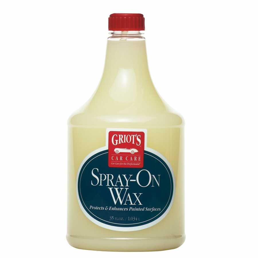 Spray and wipe wax