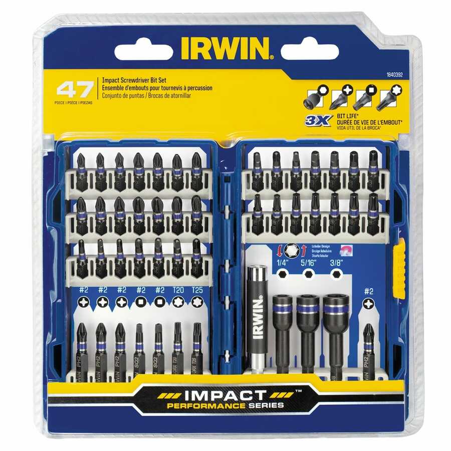 47PC IMPACT FASTENER DRIVE SET