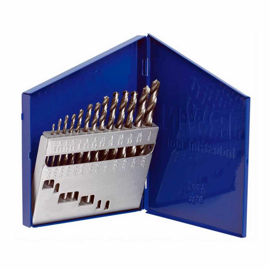 13 Piece High Speed Steel Drill Bit Set