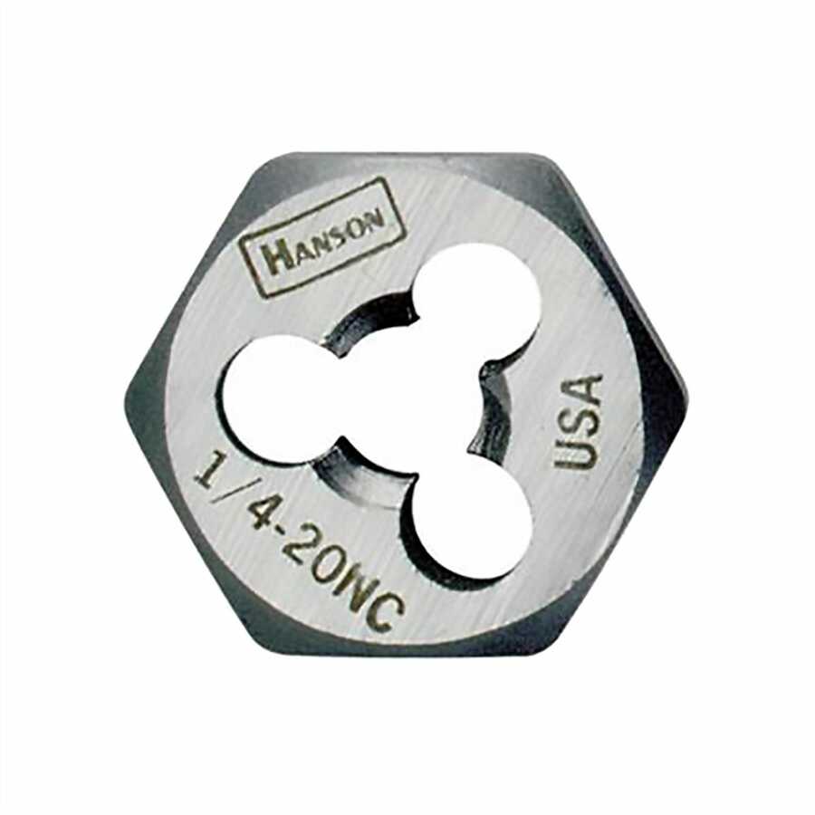 High Carbon Steel Rethreading Die - Left Hand 7/16 In - 14 NC