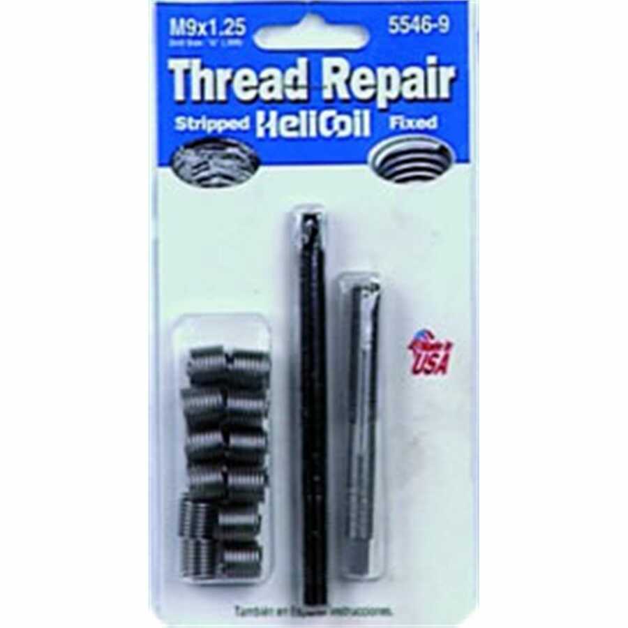 Metric Coarse Thread Repair Kit - M9x1.25 x 13.5mm