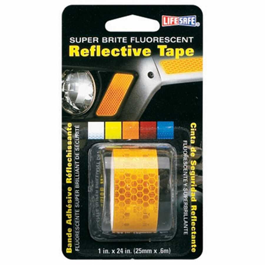 Yellow Fluor Reflective Tape