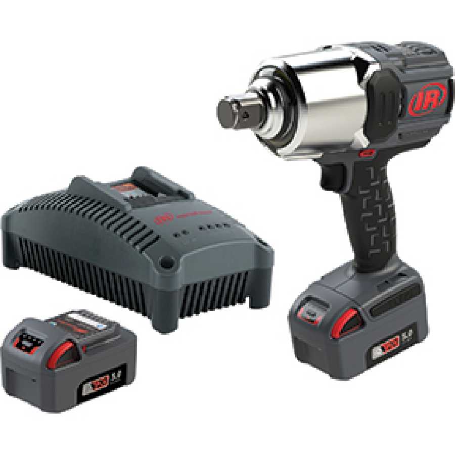 1" 20V Cordless Impact Wrench 2 Battery Kit, 2000 ft-lb Torque,