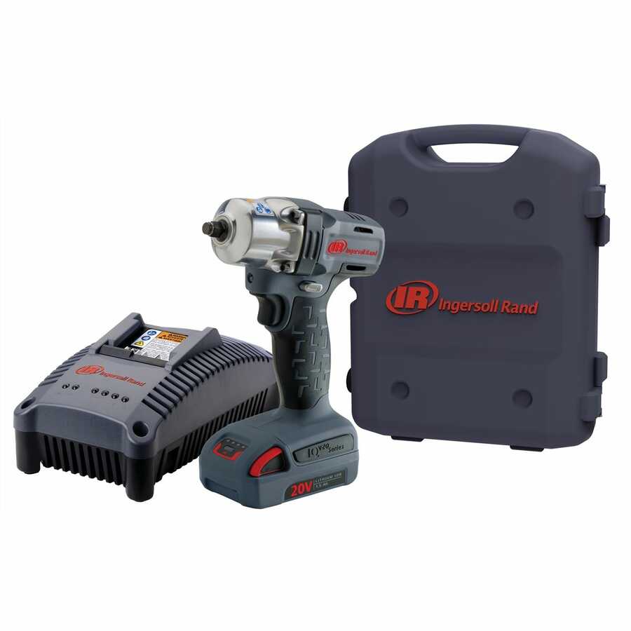 3/8 Inch Drive IQv20 Cordless Impact Wrench Kit w 1 Battery