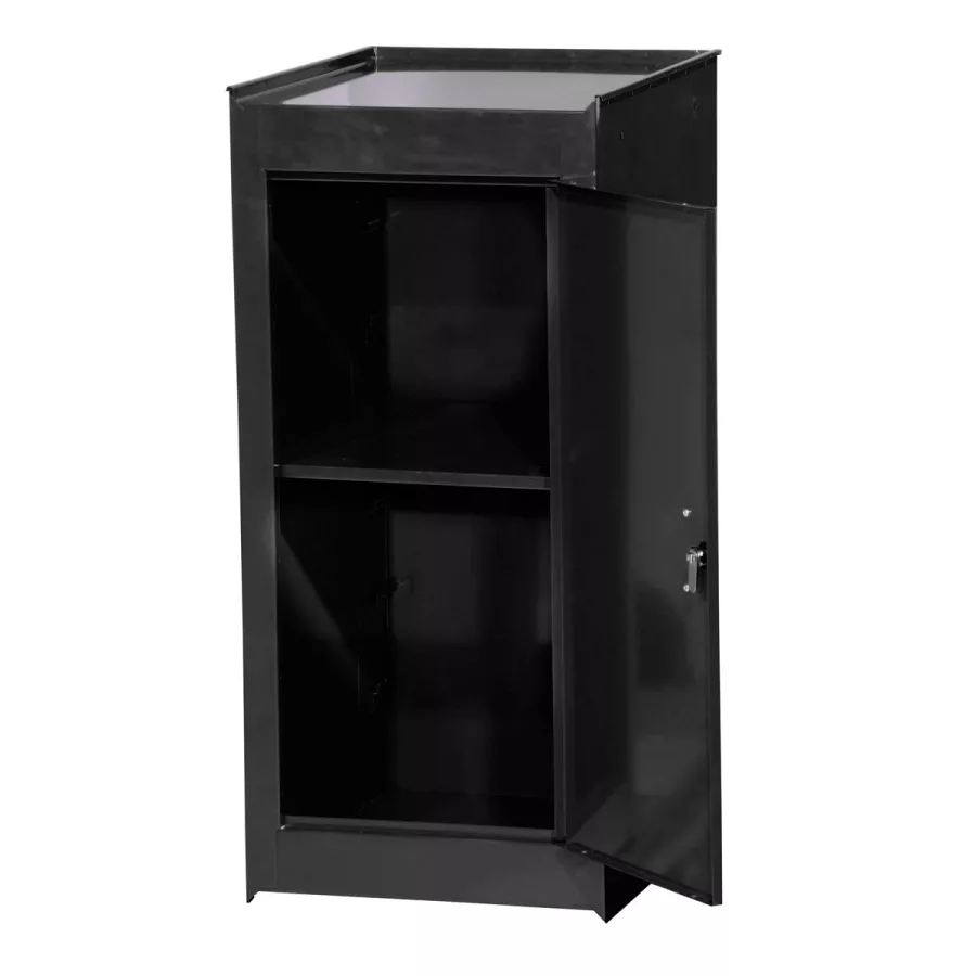 Side Half Locker w/ Shelf - Black Side Half Locker w/ Shelf - Black