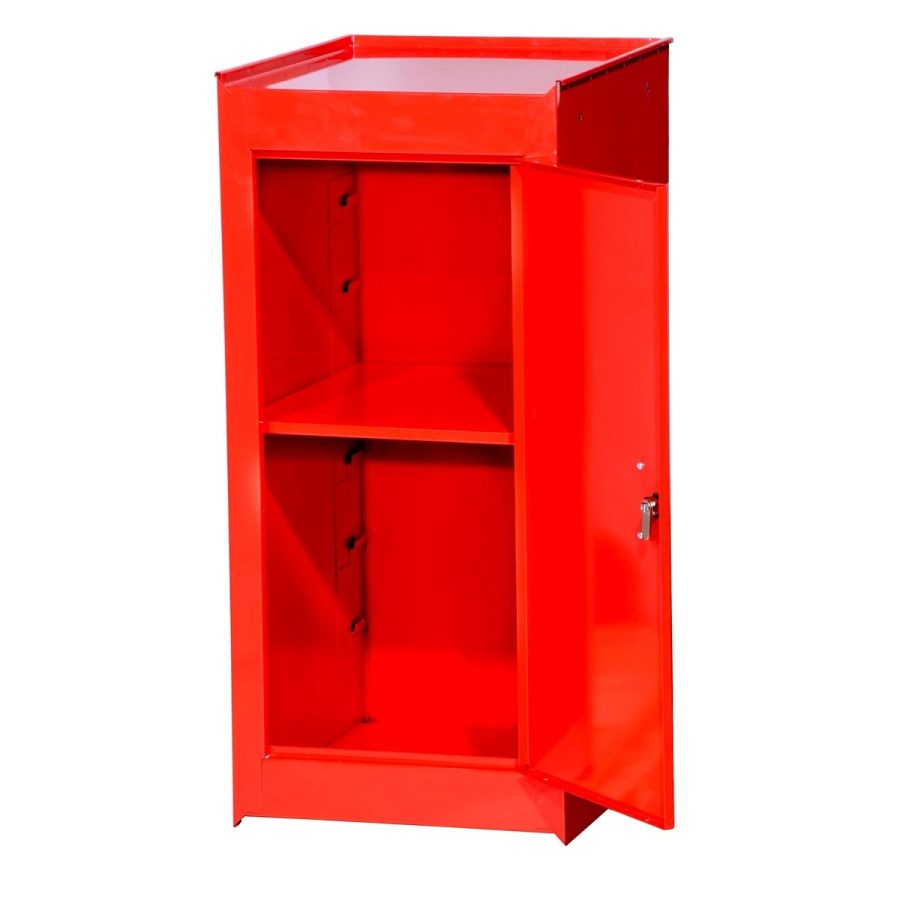 Side Half Locker w/ Shelf - Red Side Half Locker w/ Shelf - Red