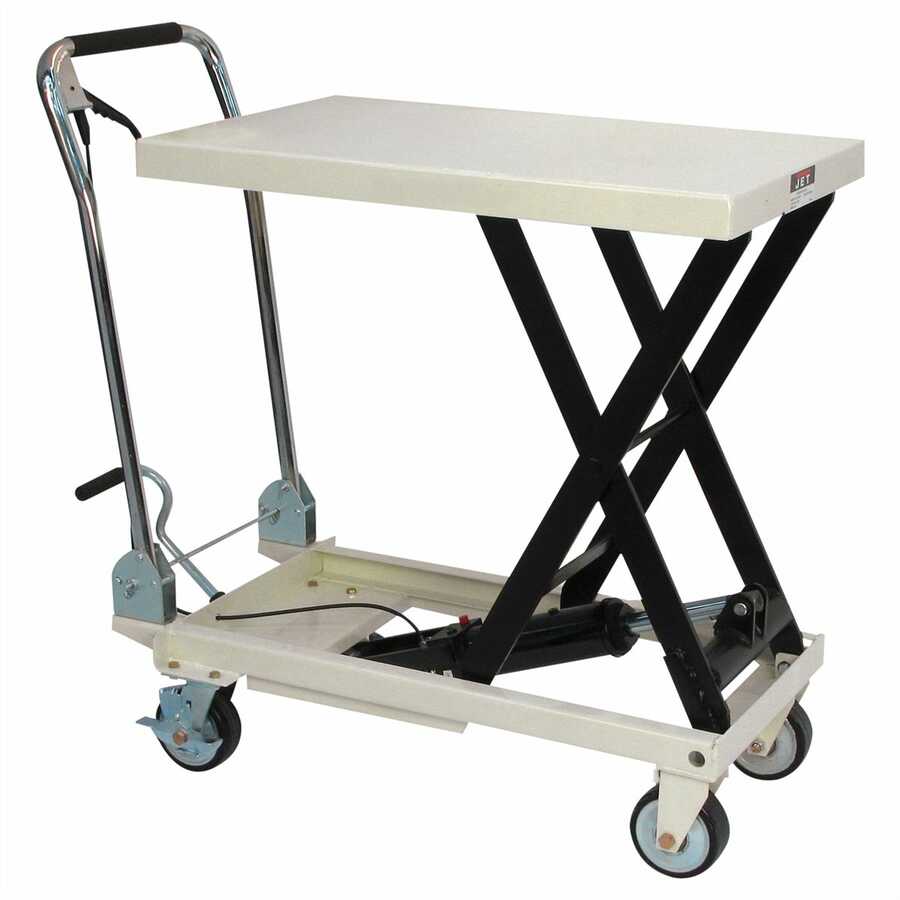 SLT-330F Scissor Lift Table w Folding Handle 330 Lb Capacity