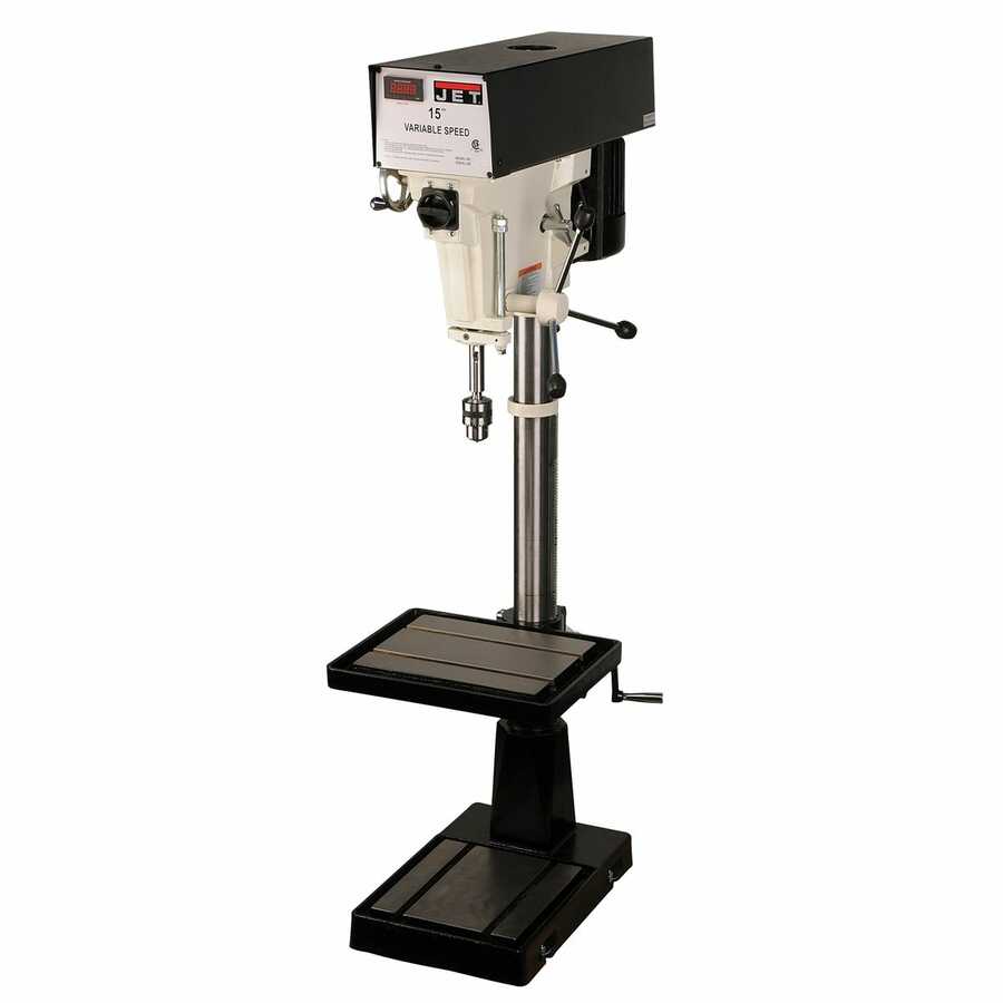 J-A5816 15" Variable Speed Floor Drill Press, 1 HP, 115-230V, 1