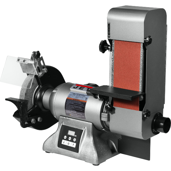 JET 8" V-Speed Industrial Grinder & 4"x 36" Sander