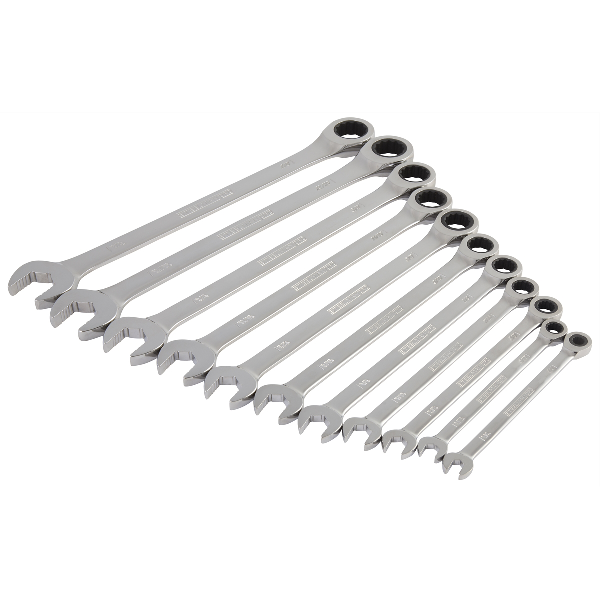 11 Pc. SAE Ratcheting WRENCH SET