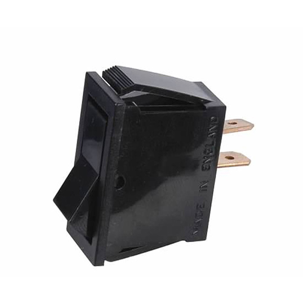 16 Amp 12V Black Rocker Switch