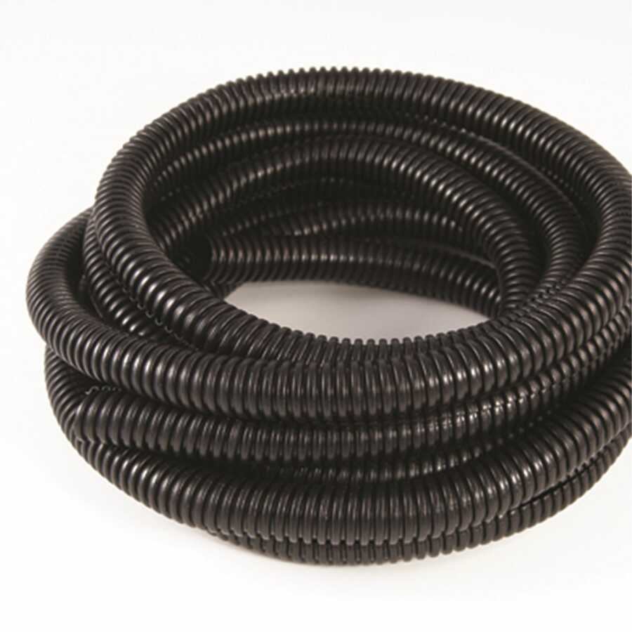 1/2" Flex Tubing Split Black