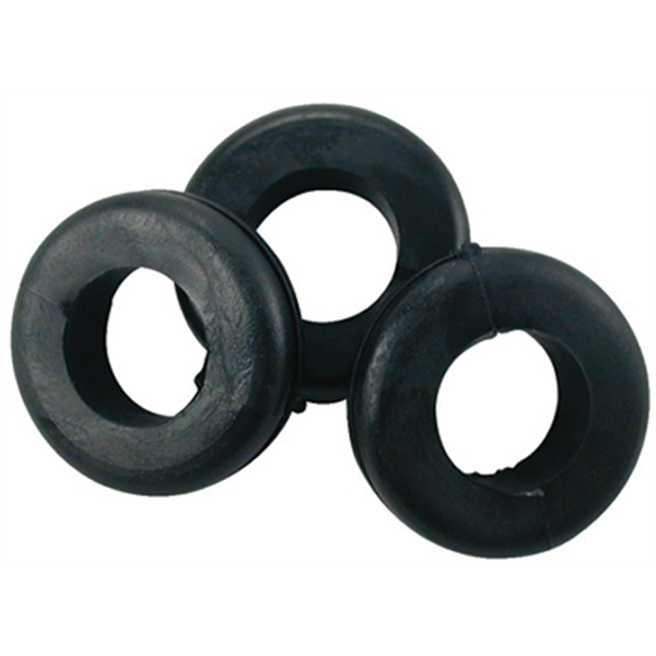 5/8" MOUNTING HOLE BLACK VINYL GROMMET 7 PCS