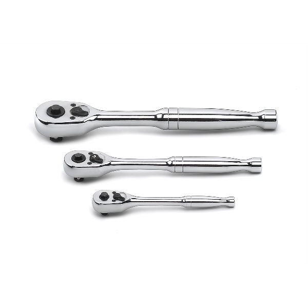 3 Pc. Quick-Release Teardrop Ratchet Set MULTI DRIVE