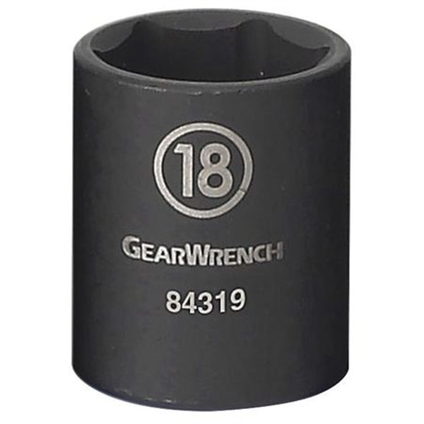 3/8" Drive 6 Point Standard Impact Metric Socket