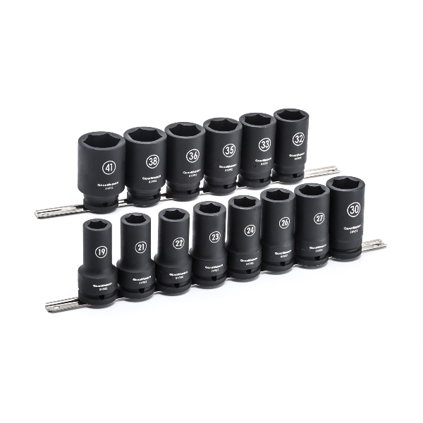 14PC 3/4IN DR 6 PT Deep Impact Metric Socket