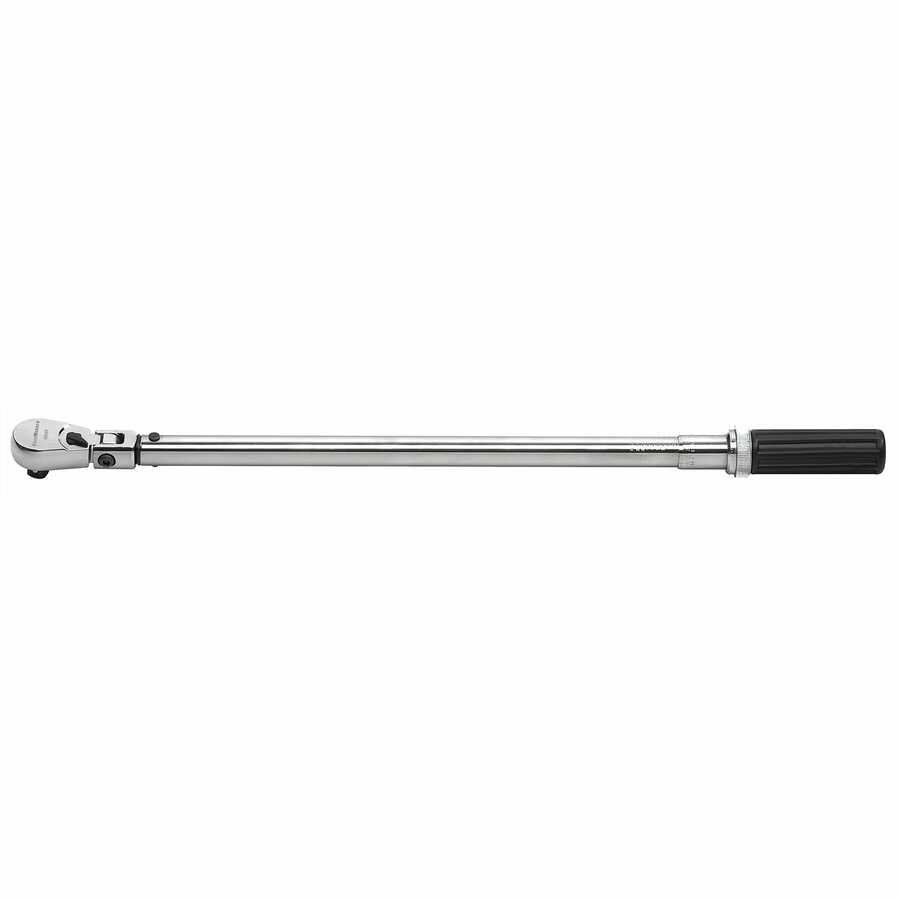 1/2 Inch Drive Flex Head Micrometer Torque Wrench - 25-250 ft-lb