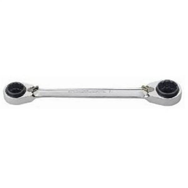 QuadBox(TM) Double Box Ratcheting Wrench SAE