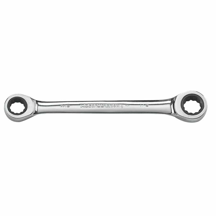 Wrench Ratcheting - Double Box End 7/16 X 1/2In Gearwrench