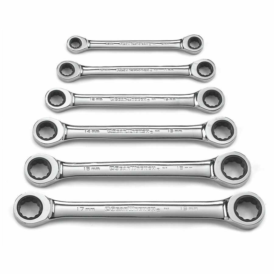 Metric Double Box Gearwrench Set - 6 Pc