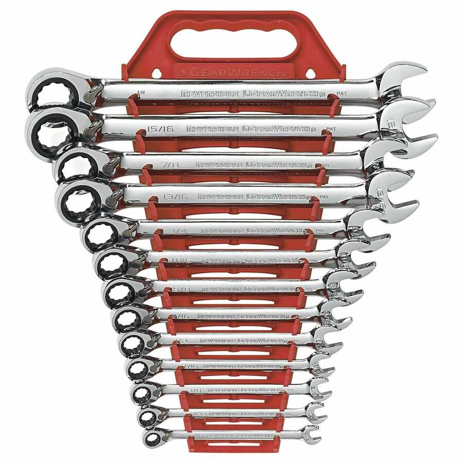 SAE Reversible GearWrench Non Capstop Set KDT9509 - 13-Pc