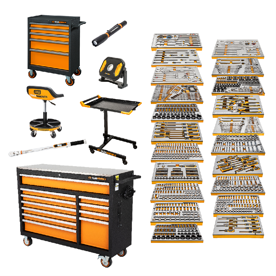 Master Technician set 1024 pc with storage and trays