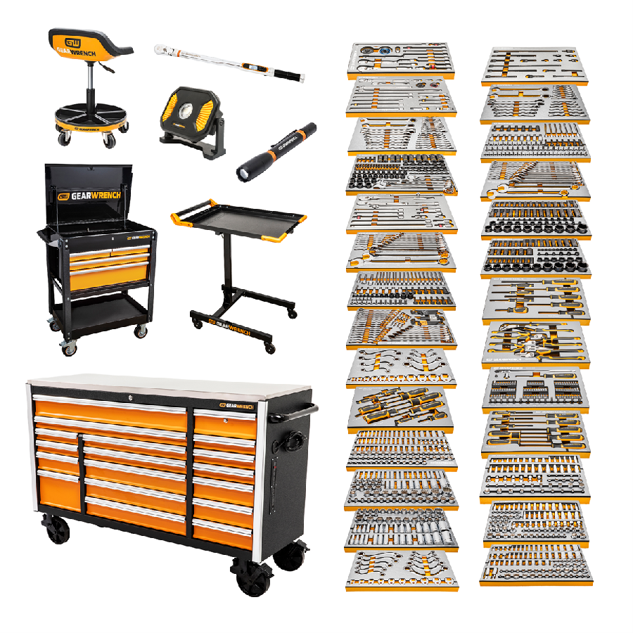 1268 PC Master Technician set in modular trays W/STORAGE