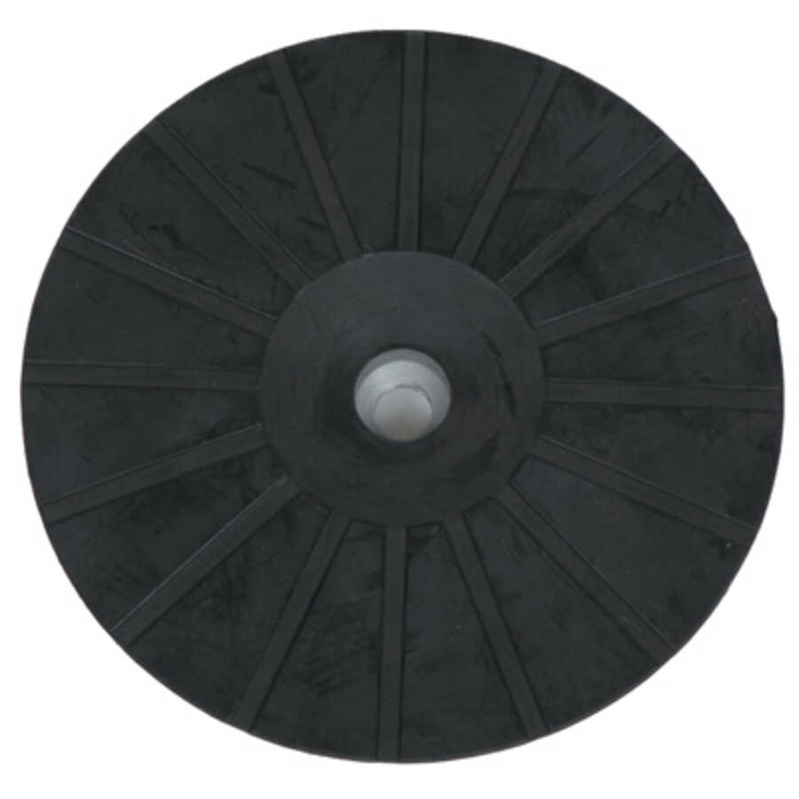 PAD BACKING SPIRAL 7" RUBBER w/Nut