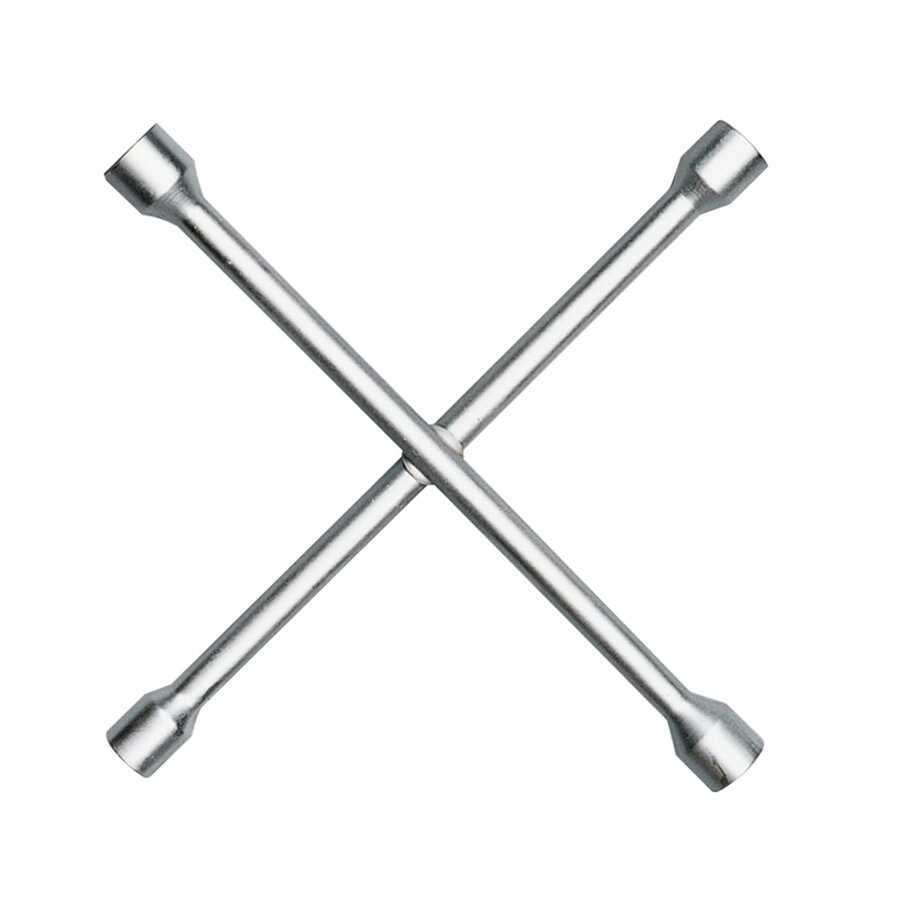 NutBuster Four-Way Passenger Car Chrome Lug Wrench - 14 In