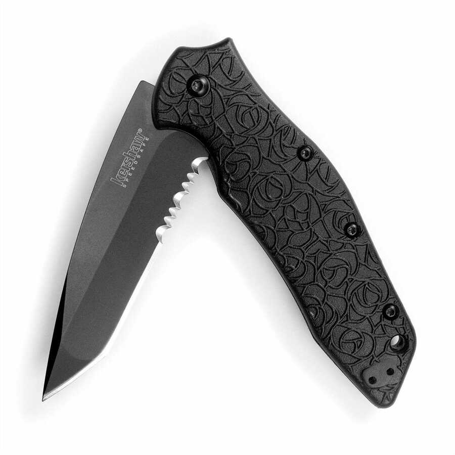 KURO TANTO - BLK/BLK SERRATED