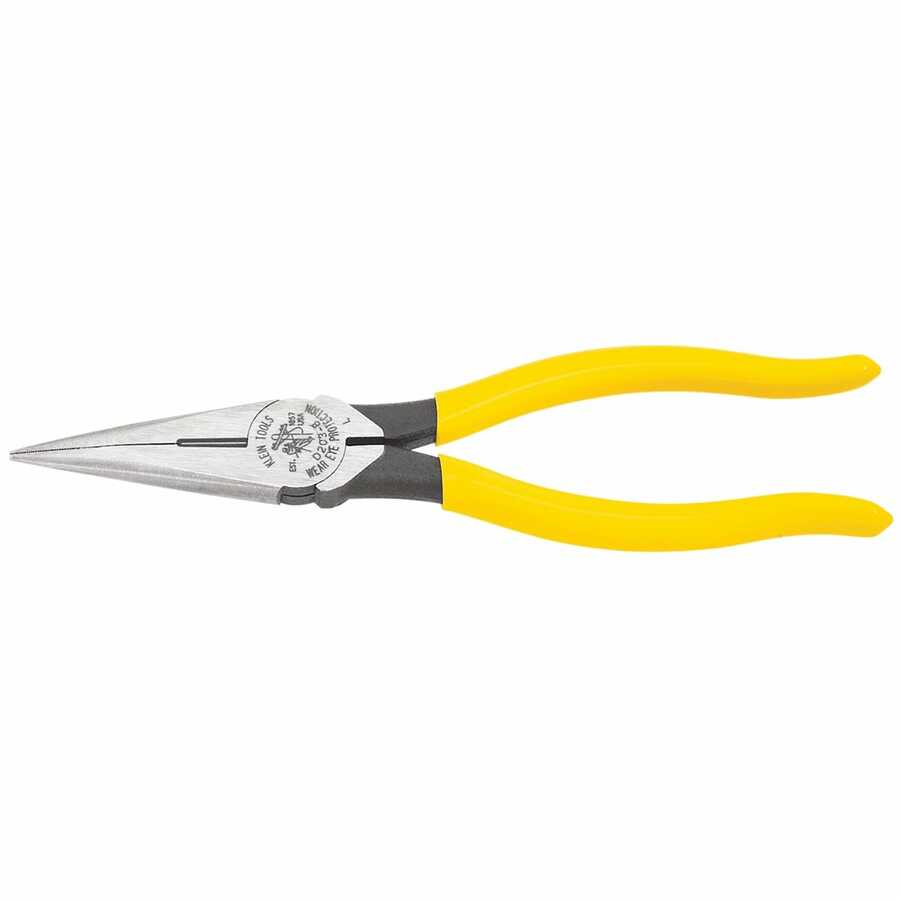 Heavy Duty Long Nose Side Cutting Pliers - 8-7/16 In