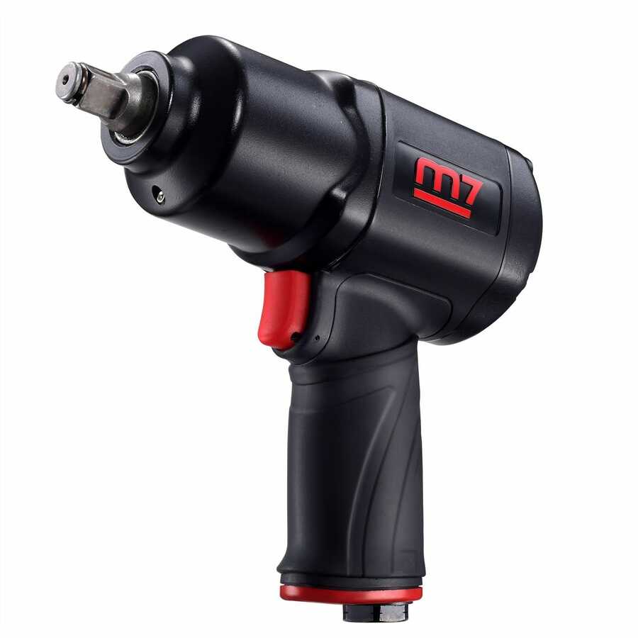 1/2 Inch Drive M7 Twin Hammer Composite Impact Wrench 850 Ft-Lb