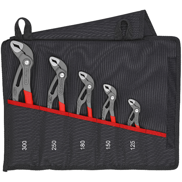 5PC COBRA PLIERS SET IN TOOL POUCH