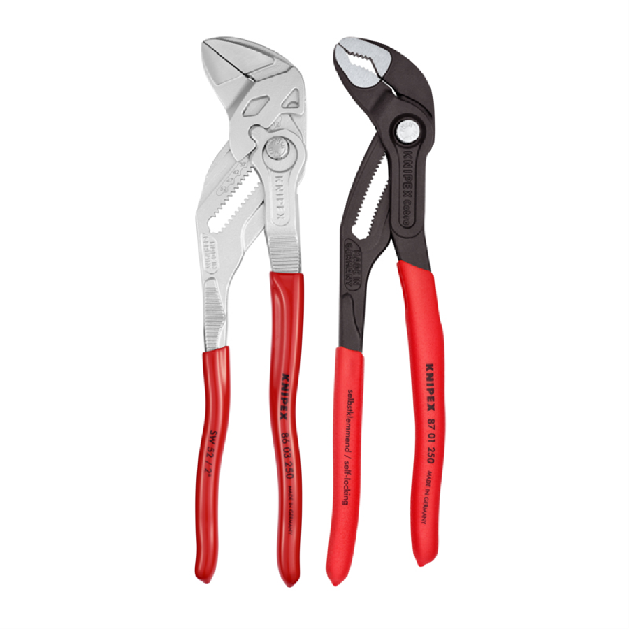 2 Pc 10" Cobra® Water Pump and Pliers Wrench Set