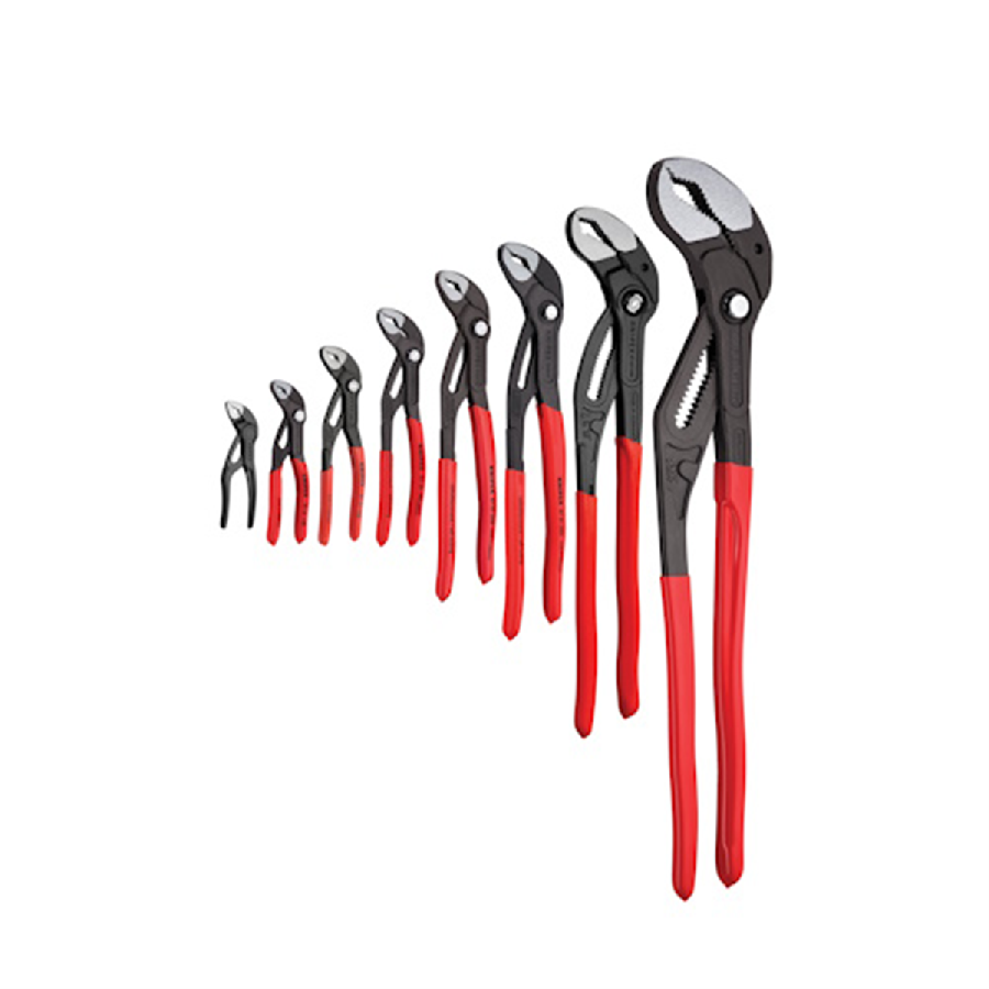 Cobra® QuickSet 8 Pc Water Pump Pliers Set 4", 5", 6", 7",