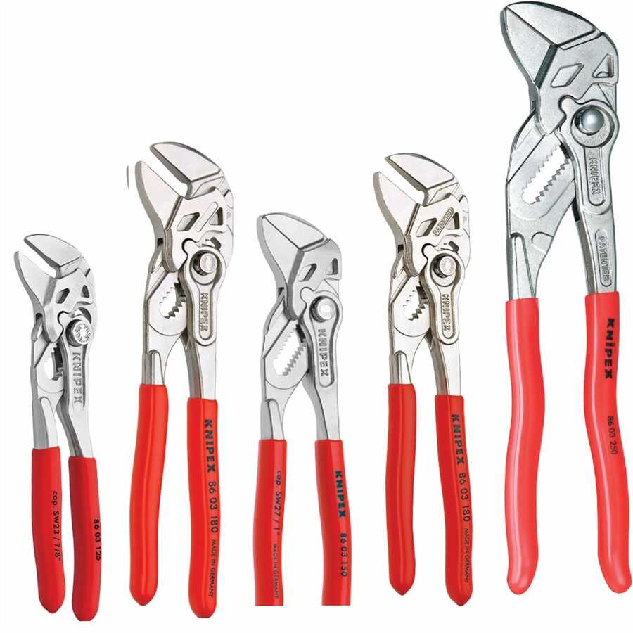 5pc ultimate pliers wrench set