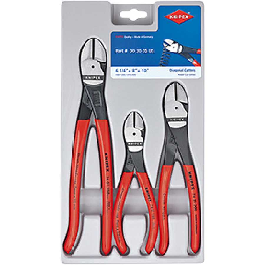 3 pc Diagonal Cutter Set 00 20 05 US