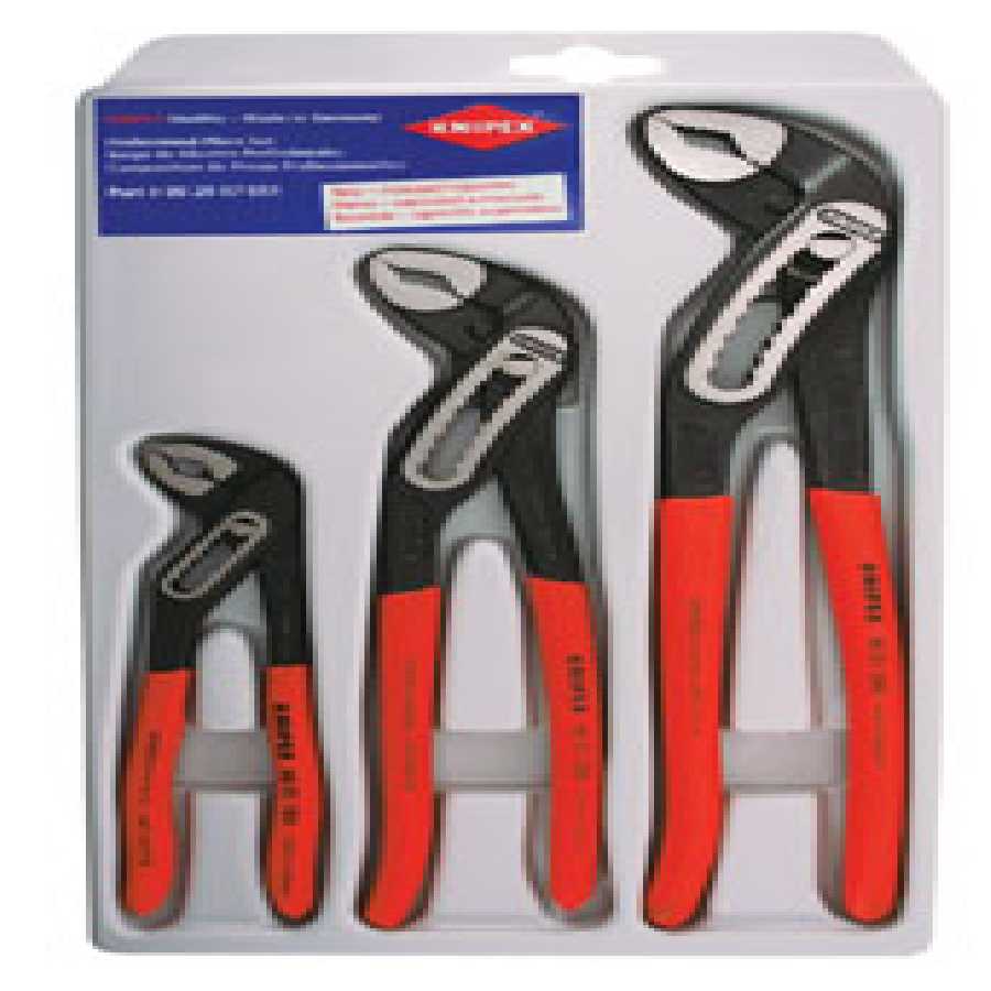 3 PC Alligator Pliers Set