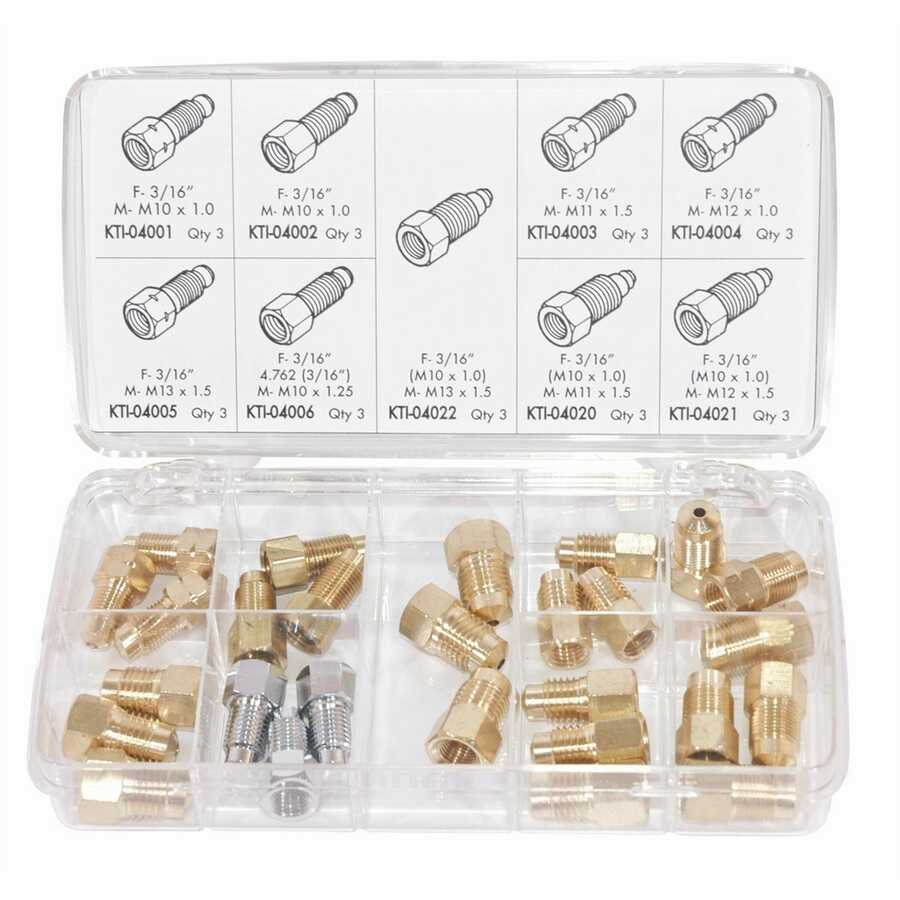 Metric Brake Adapter Kit - 27-Pc