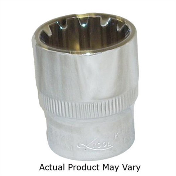 Spline Socket 3/8" Dr 17mm