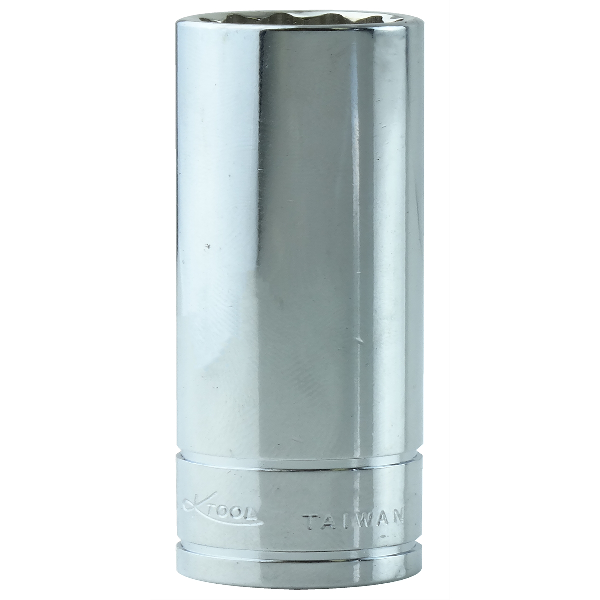 3/8" Drive 12 Point Deep Socket, 1"