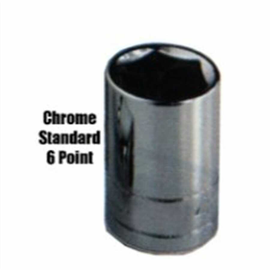 Standard Short Socket - 1/2 In Dr 6 Pt - 1-1/8 In