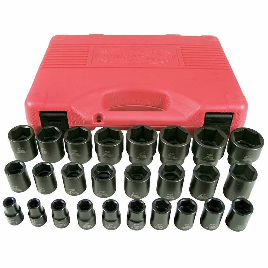 26-piece 1/2" Drive Short Impact Socket Set