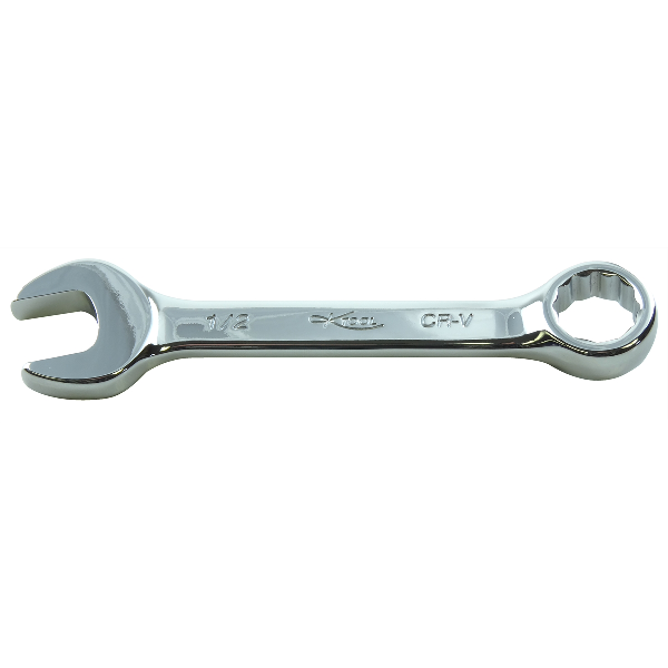 12 Point Short Panel High Polish Combination Wrench, 1/2"