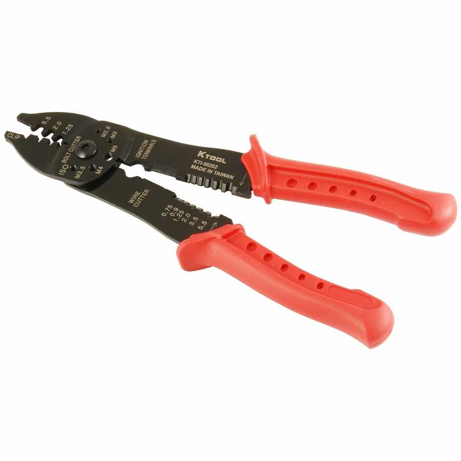 Multi Purpose Crimper & Wire Stripper, 8.5" Profes