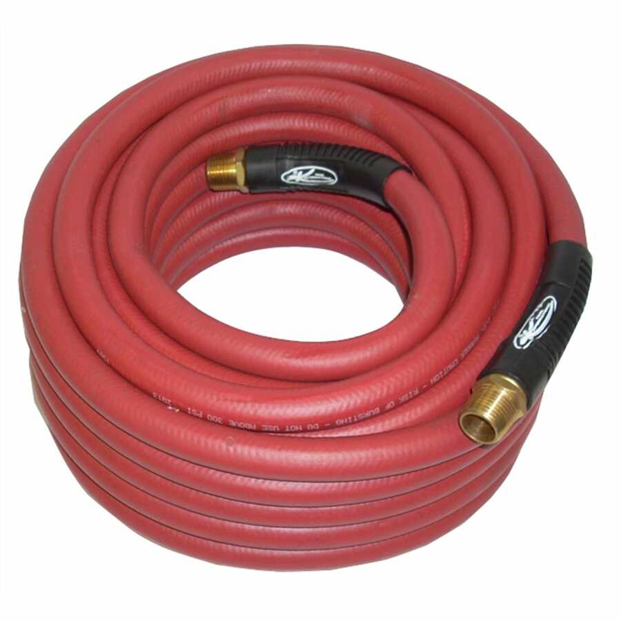 Rubber Air Hose 1/2" x 50', 1/2" NPT