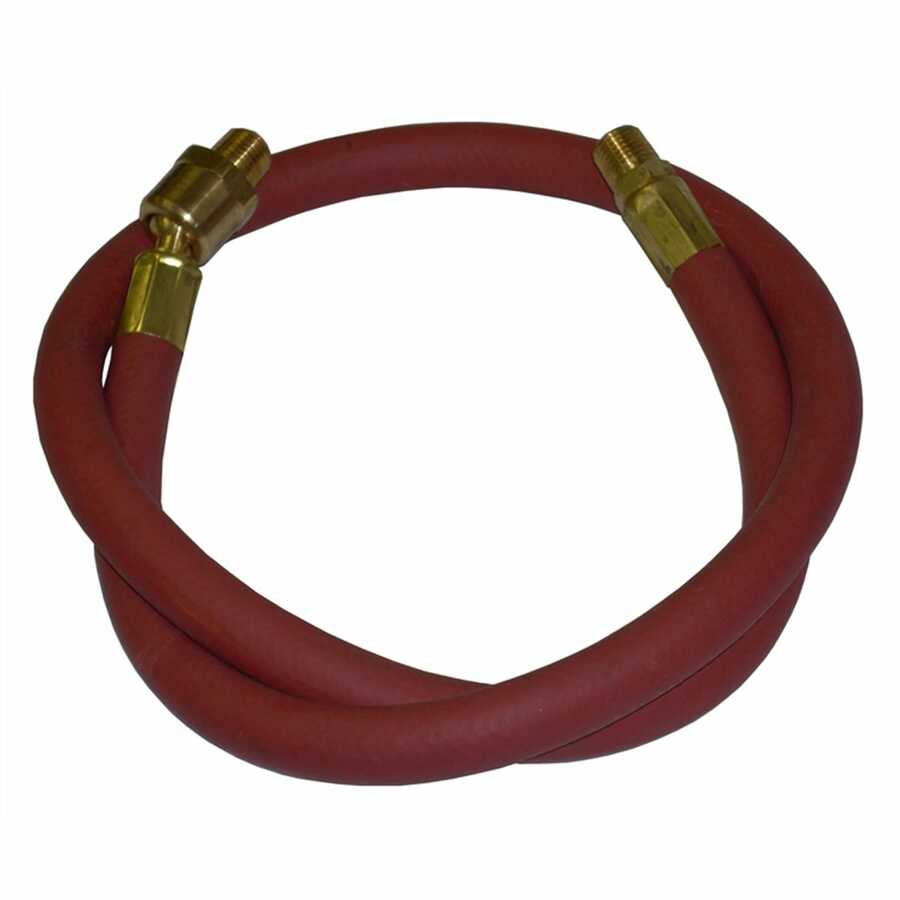 Whip Hose 3/8" x 3', 1/4" Swivel