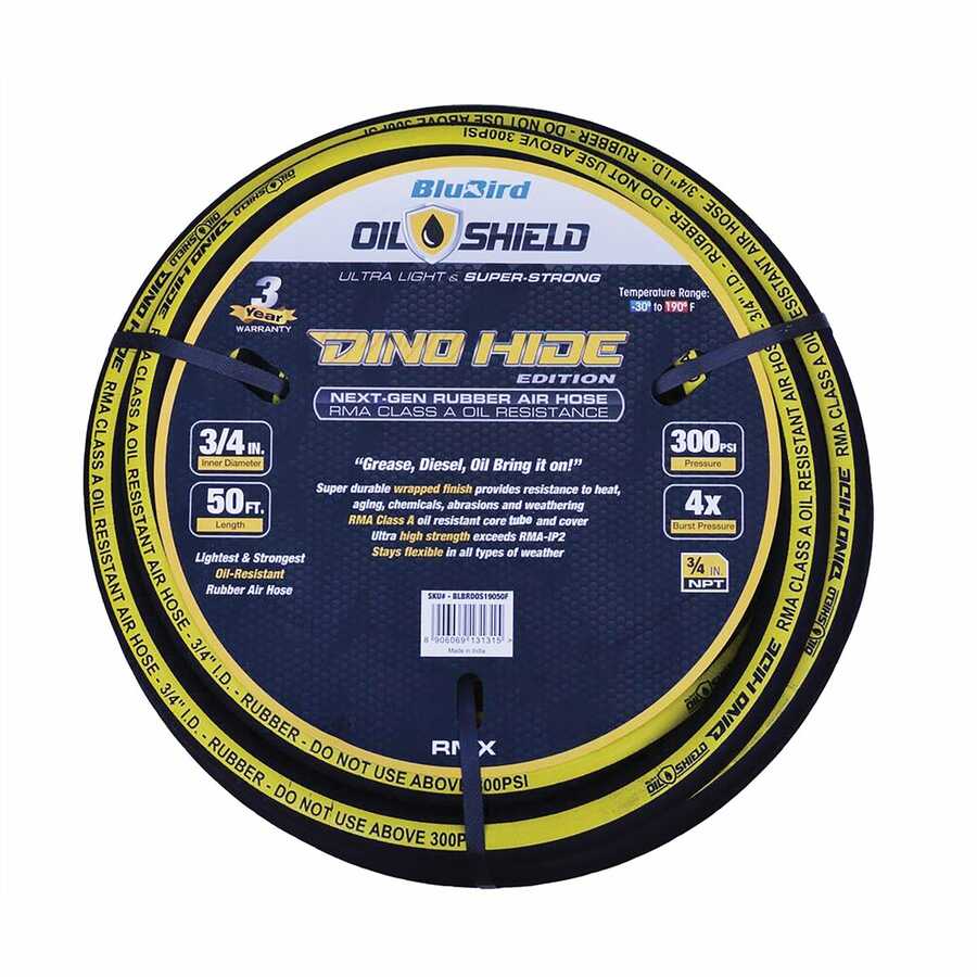 BluBird Oil Shield 3/4" x 50' Air Hose