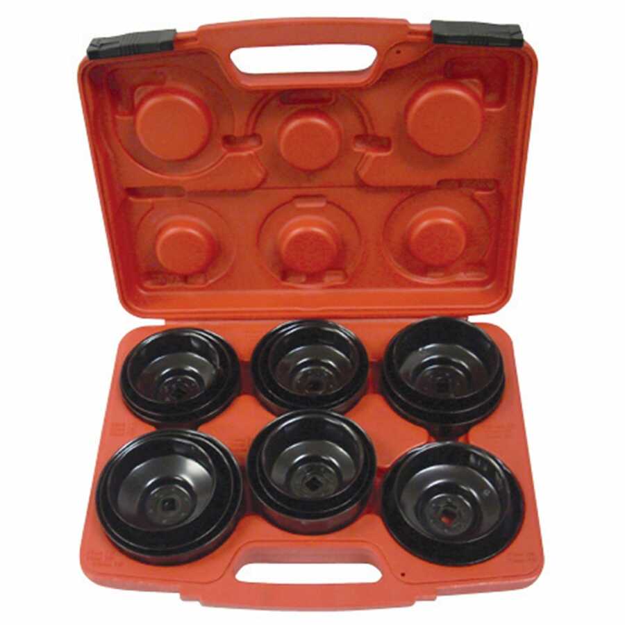 3/8 Inch Drive Cap Master Oil Filter Wrench Kit 17 Pc