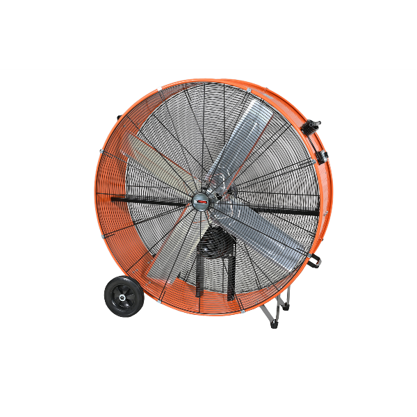 42" Belt Drive Drum Fan - Orange